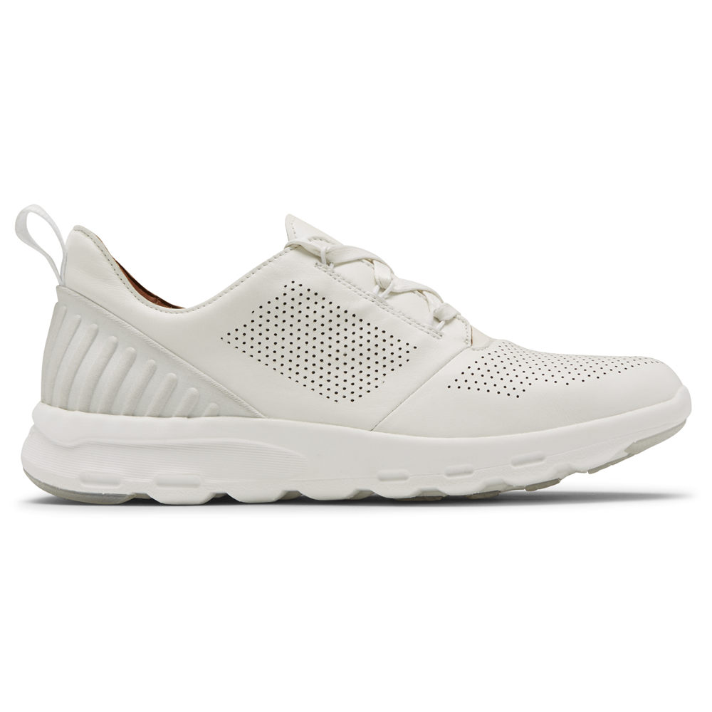 Rockport Joggesko Dame Hvite - Pulsetech Tie - RZWP68954